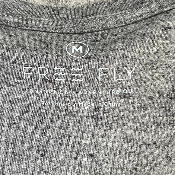 Free Fly Bamboo Heritage Midi Dress M Heather Flint Gray Cotton Bamboo Pockets - Picture 12 of 16